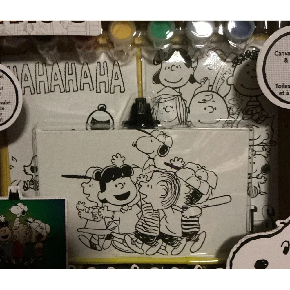 Peanuts Canvas Activity Set, 3 Canvases To Paint And Display.  New In‎ Box
